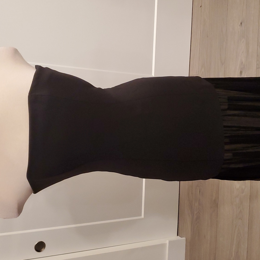 L'Academie gorgeous Black Strapless maxi Dress Size XS & L new with tags - Picture 5 of 11